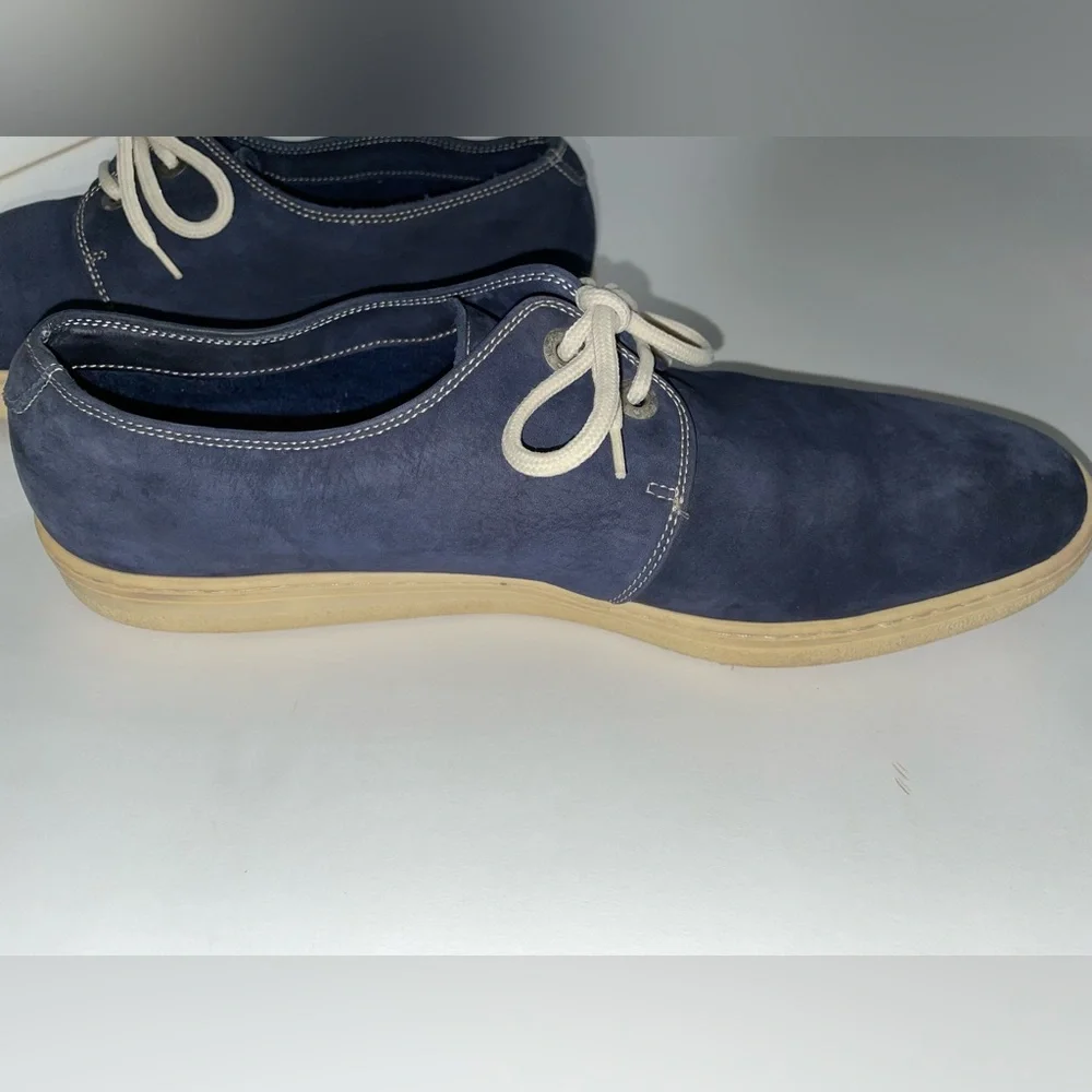 Vintage Salvatore Ferragamo Navy Blue Sneakers Size 12D - Picture 11 of 15